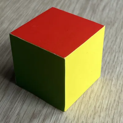 Mẫu cơ bản hình lập phương (cạnh 4 cm)