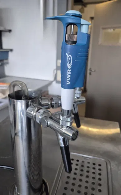 Đầu chuyển Pipette cho Beer Tap - Adapter 3/8 sang M18x1.5 - Image 1