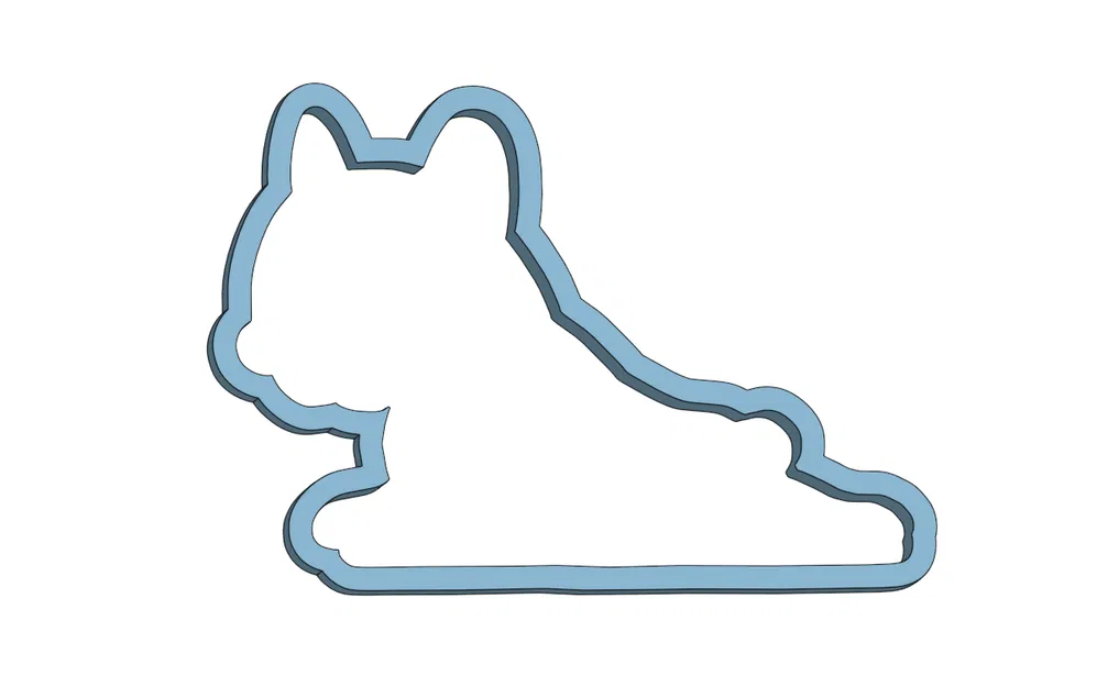 Khuôn Cắt Bánh Quy French Bulldog - Image 1