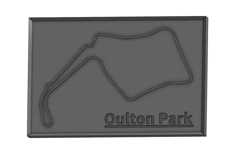 Bảng Trưng Bày Đường Đua Oulton Park - Image 1