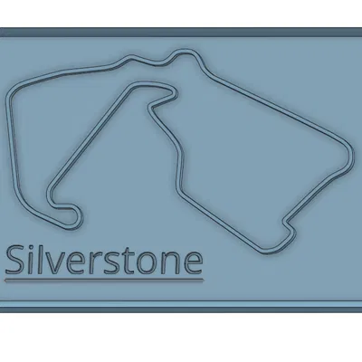 Mô hình trưng bày đường đua Silverstone