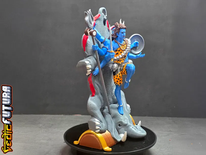 Shiva chiến thắng Gajasura (quỷ voi) – Shiva's Triumph over Gajasura - Image 5