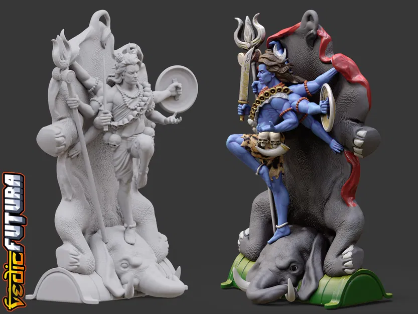 Shiva chiến thắng Gajasura (quỷ voi) – Shiva's Triumph over Gajasura - Image 12