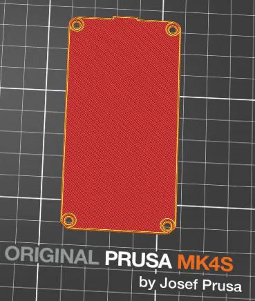 Outlaw Tuner + power Supply back plate – Tấm lưng thay thế dán velcro - Image 1