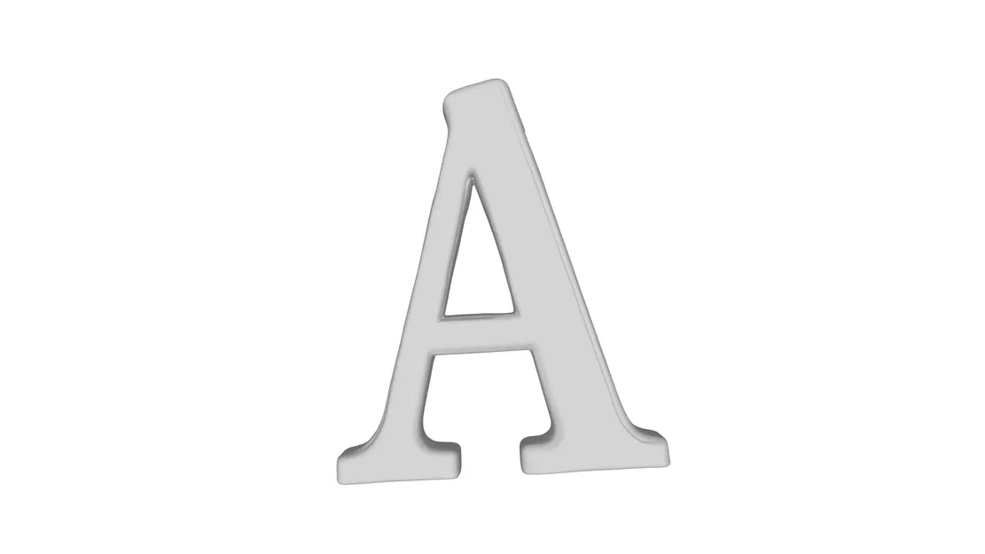 Bộ chữ cái ABC (A–Z) – 3D printable - Image 3