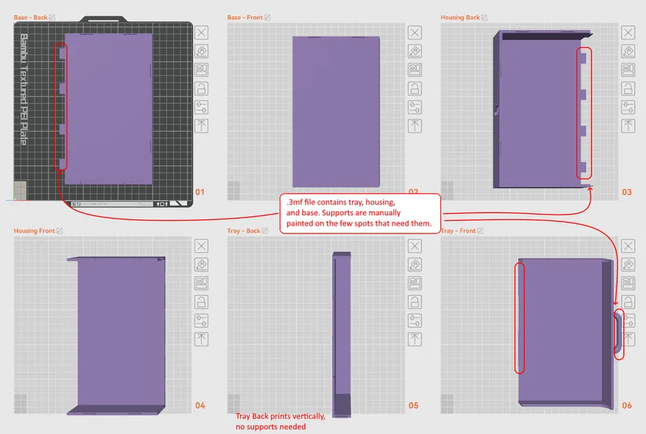 Khay Lưu Trữ Sâu Xếp Chồng (Deep Stackable Storage Trays / Organizers) - Image 2