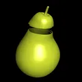 Hộp đựng hình trái lê (Pear-shaped container) - Thumbnail 1