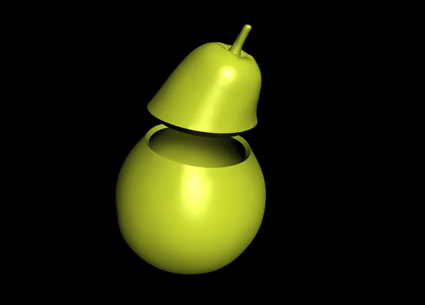 Hộp đựng hình trái lê (Pear-shaped container) - Image 4