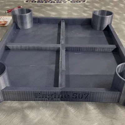 Khay để Ly cho Xe Chữa Cháy (Fire Engine Cup Holder)