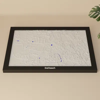 Delitzsch, Đức - Mô hình 3D thu nhỏ