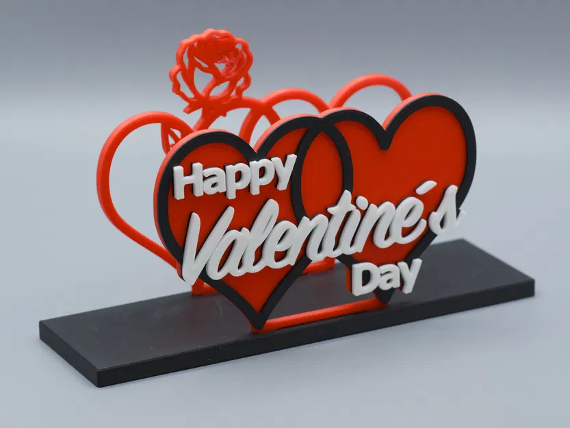 Giá đỡ khăn ăn ngày Valentine (Napkin holder) // Serviettenständer Valentinstag - Image 1