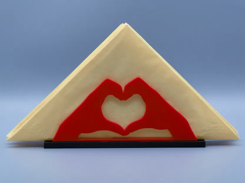Giá đỡ khăn ăn ngày Valentine (Napkin holder) // Serviettenständer Valentinstag - Image 3