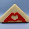 Giá đỡ khăn ăn ngày Valentine (Napkin holder) // Serviettenständer Valentinstag - Thumbnail 3