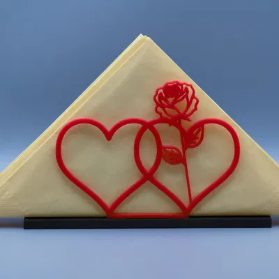 Giá đỡ khăn ăn ngày Valentine (Napkin holder) // Serviettenständer Valentinstag