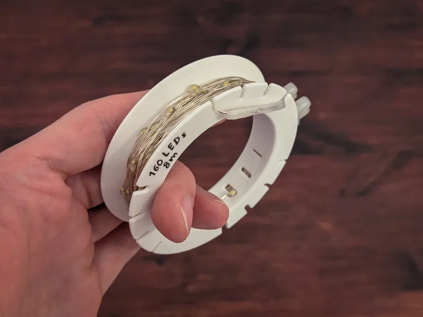 Cuộn quấn dây đèn fairy lights gọn gàng (Spool for Fairy Lights String) - Image 2