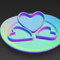 Dĩa hình trái tim (Srdcový talíř) - Thumbnail 2