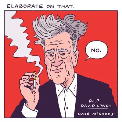 David Lynch đang hút thuốc (David Lynch Smoking a Cig)