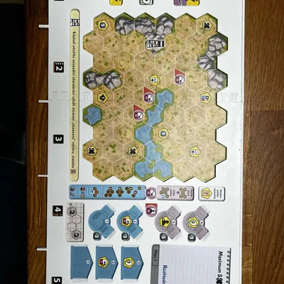 Ark Nova player board V2 – Khung/Overlay bảng người chơi