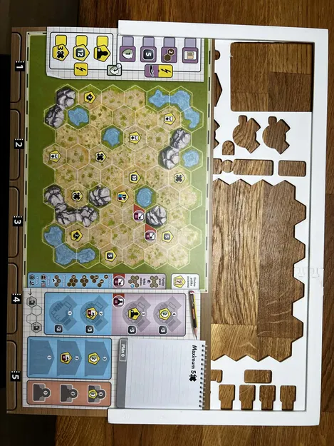 Ark Nova player board V2 – Khung/Overlay bảng người chơi - Image 5