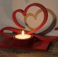 Đế nến tealight Trái tim Valentine - Thumbnail 5