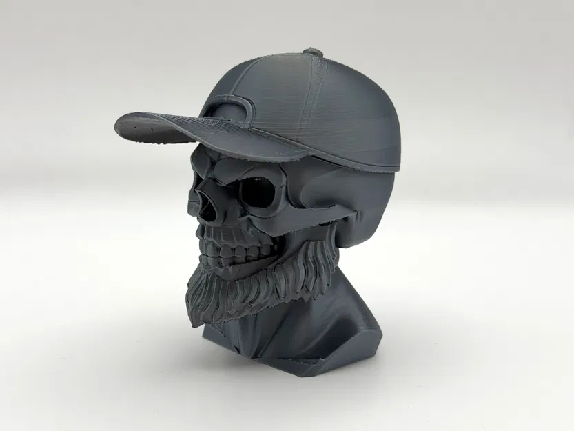 Tượng bán thân Sọ Râu (Beard Skull Bust) - Image 3