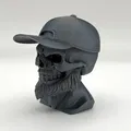 Tượng bán thân Sọ Râu (Beard Skull Bust) - Thumbnail 3