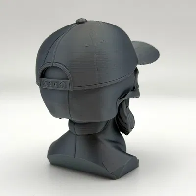 Tượng bán thân Sọ Râu (Beard Skull Bust)