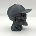 Tượng bán thân Sọ Râu (Beard Skull Bust) - Thumbnail 5