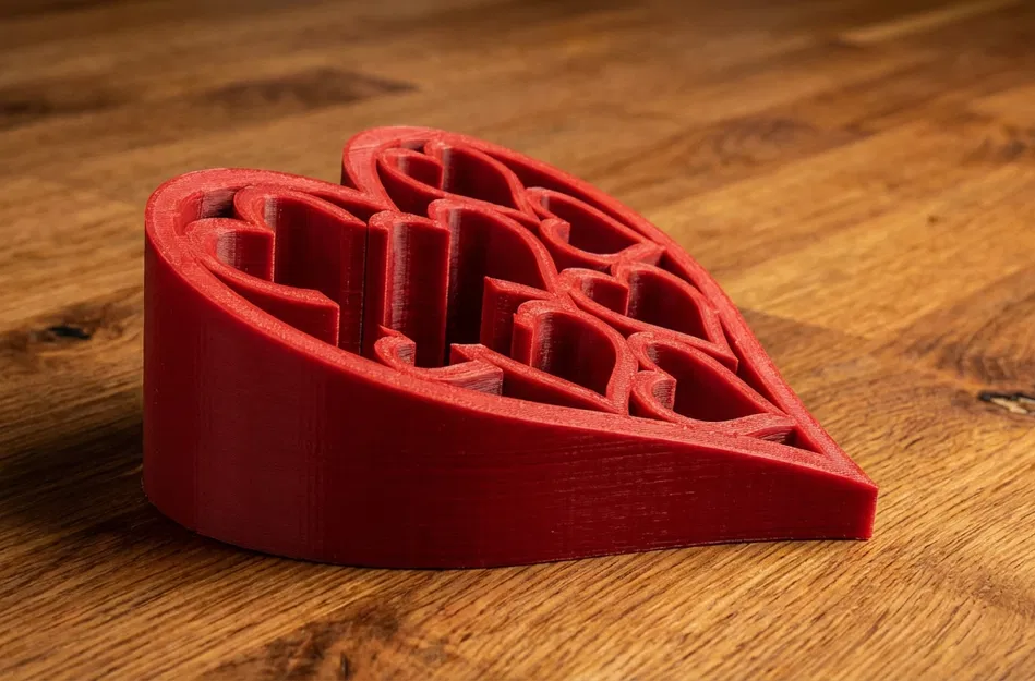 Đế nến tealight Trái tim Valentine - Image 3