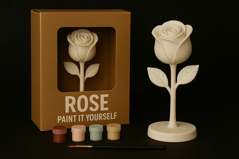 Rose – Paint-It-Yourself - Image 1