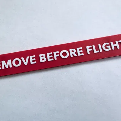 Bảng nam châm “Remove Before Flight”