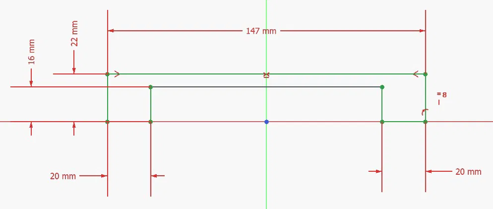 Tay nắm tủ tối giản / Cabinet Handle (in 3D được) - Image 8