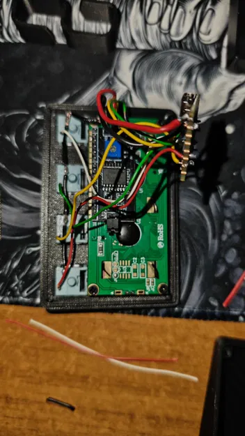 Macro Keyboard hiển thị nhiệt CPU & GPU (ESP32-C3 + LCD 16x2) - Image 3