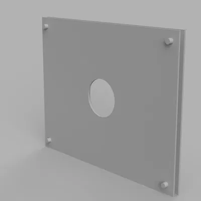 Khung cắt cho bia súng hơi Sius 10m dùng ở cự ly rút ngắn 7.5m