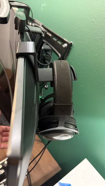 Ngàm treo tai nghe phía sau cho Samsung C49RG9X Rear Headphone Mount - Image 1