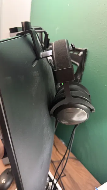 Ngàm treo tai nghe phía sau cho Samsung C49RG9X Rear Headphone Mount - Image 3