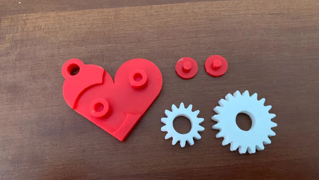 Fitget heart – Móc khóa trái tim dễ thương - Image 2