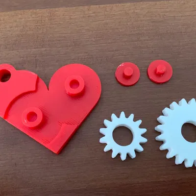 Fitget heart – Móc khóa trái tim dễ thương