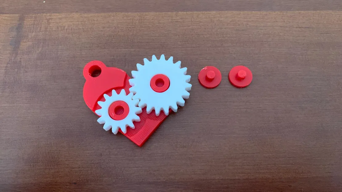 Fitget heart – Móc khóa trái tim dễ thương - Image 4