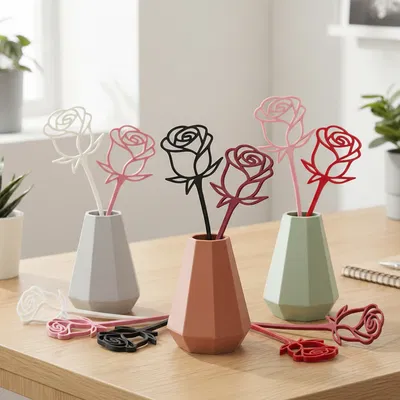 Hoa Hồng Tối Giản – Trang Trí Bình Hoa Hiện Đại (Minimalist Roses)