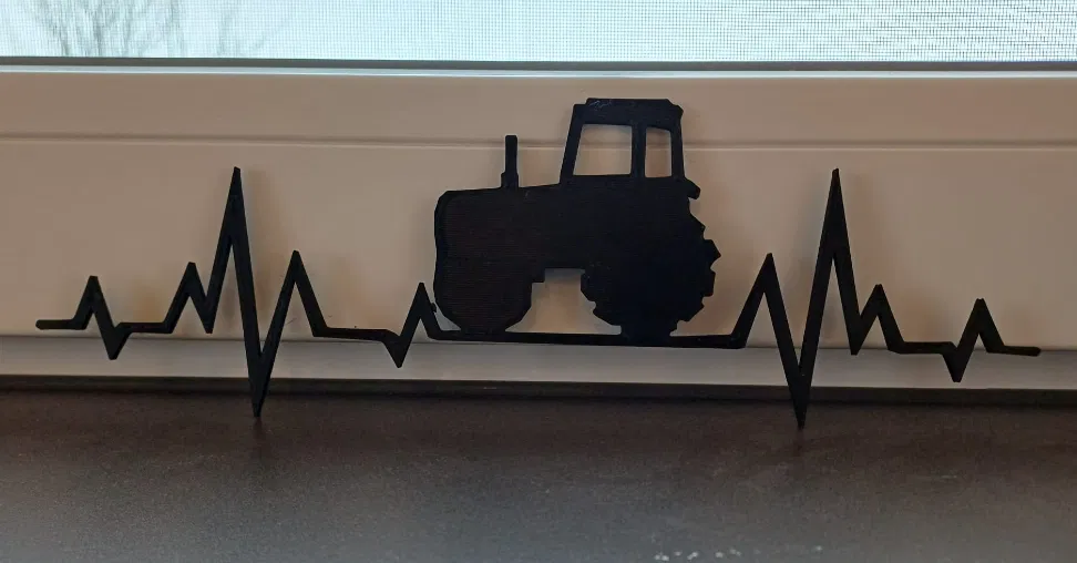 Traktor trang trí tường / nghệ thuật treo tường - Image 1