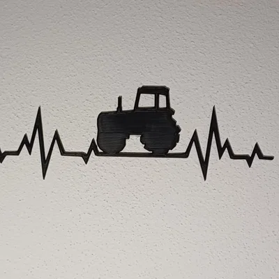 Traktor trang trí tường / nghệ thuật treo tường