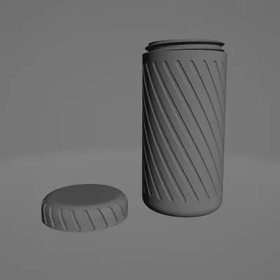 Frasco con tapa / Jar with lid (Hũ có nắp)