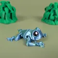 Ếch Poison Dart Frog – Mô Hình Keychain Articulated (Flexi) - Thumbnail 7