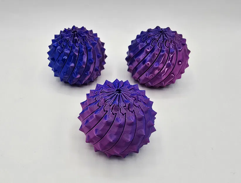 Sensory Twist Ball Fidgets – Bóng Fidget Xoắn Kích Thích Cảm Giác - Image 2