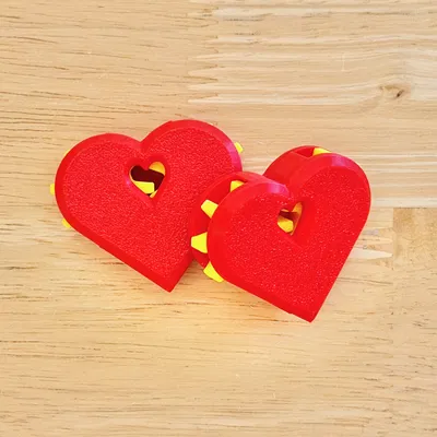 Fidget Trái Tim Bánh Răng (Ngày Valentine)