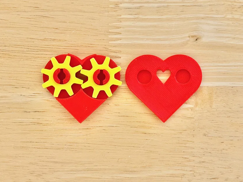 Fidget Trái Tim Bánh Răng (Ngày Valentine) - Image 2