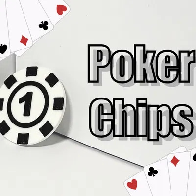 Poker Chips [Single Colour Printers]
