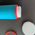 Vòng giữ nắp chai du lịch silicone (Silicone travel bottle ring) - Thumbnail 1