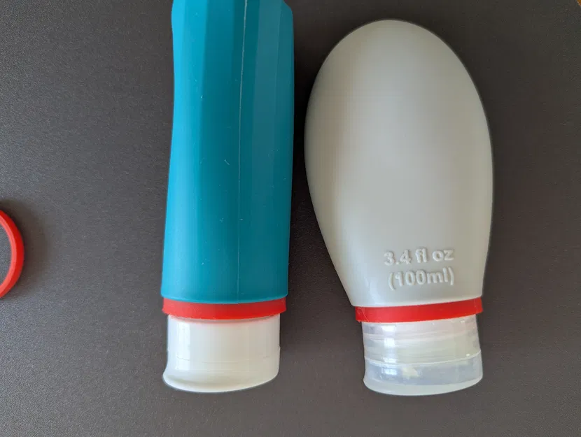 Vòng giữ nắp chai du lịch silicone (Silicone travel bottle ring) - Image 3